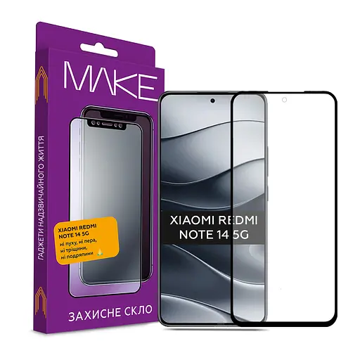 Захисне скло MAKE Xiaomi Redmi Note 14 5G