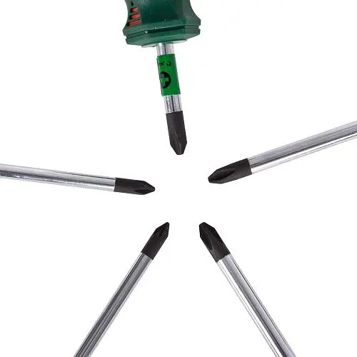 Набір викруток Hans шліц/хрест 9 шт. (06400-9М) - фото 4