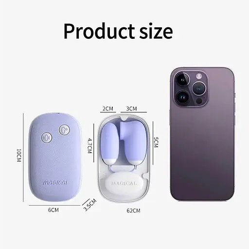 Двойное вакуумное виброяйцо Laile Magic Box USB 20 режимов – Вибраторы - фото 3