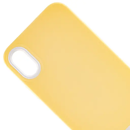 Чехол Epik TPU+PC Bichromatic для Apple iPhone X/XS 5.8 Creamy-yellow/White - фото 2