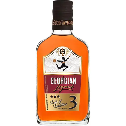 Бренді Georgian Legend 3 зірки 0.25 л - фото 1