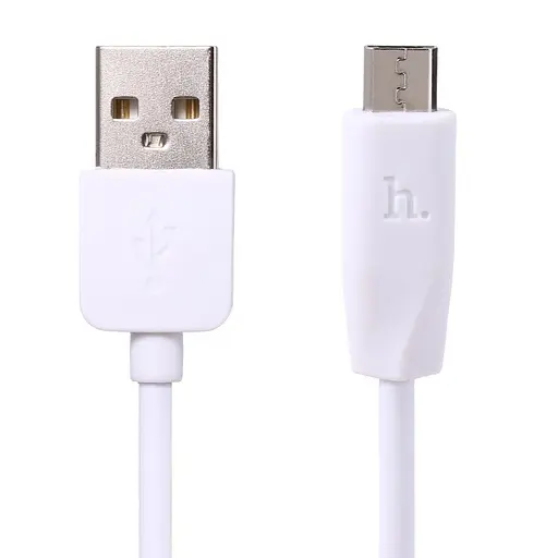 Кабель Hoco Micro USB X1 белый - фото 1