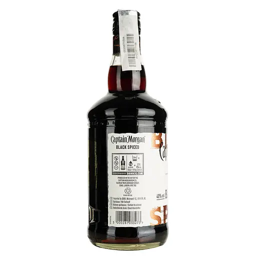 Алкогольний напій Captain Morgan Black Spiced 40% 0.7 л - фото 3