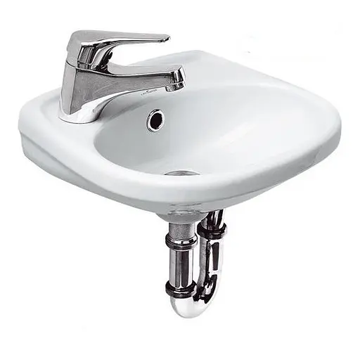 Умивальник меблевий Cersanit Eko 35 см з отвором ліворуч Білий K07-002-L 30412 - фото 2