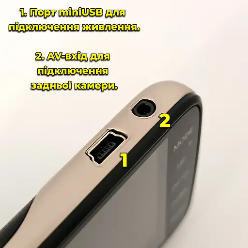 Видеорегистратор на 2 камеры GT800 (спереди+сзади) HD - фото 11