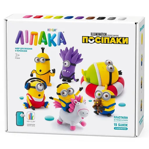 Меганабор пластилина "Посипаки" ЛИПАКА 15026-UA01 самостоятельно затвердевает - фото 1