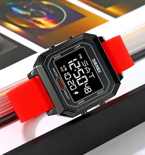 Годинник чоловічий спортивний наручний Skmei 2150 Червоний - фото 4