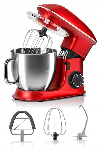 Тестомес миксер планетарный Zeegma PLANEET CHEF RED 2200 Вт - фото 10