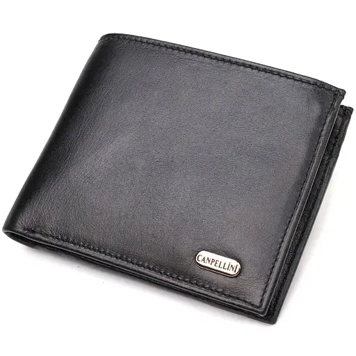 Мужской кожаный кошелек Canpellini 11.5х9.5х2 см acs0025677 - фото 1