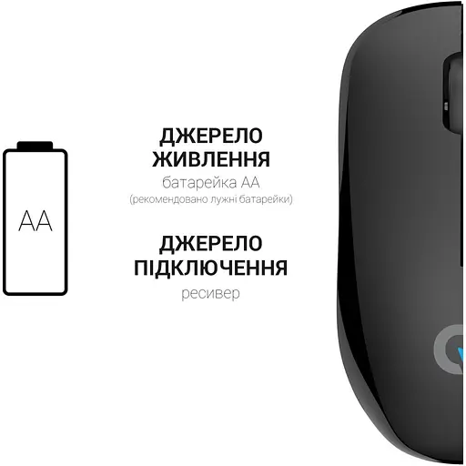 Мышка OfficePro M183 Wireless Black (M183) - фото 10
