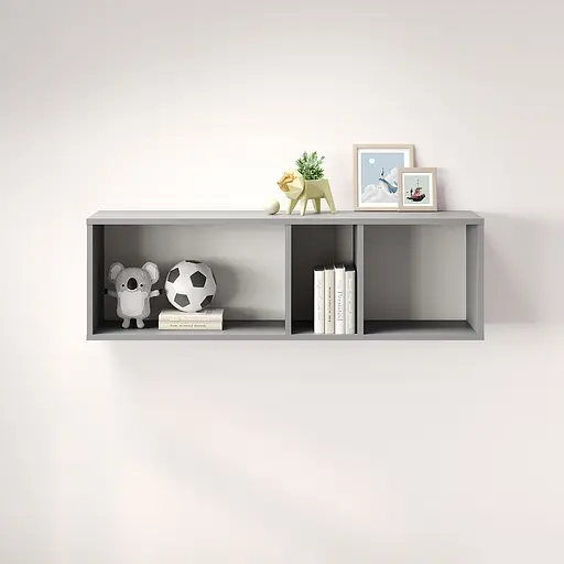 Полка настенная MebelStar Лилу 110x27x34 см Серая мышка (MBS-1366)