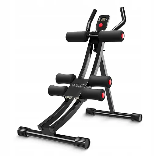 Тренажер для преса 4FIZJO Ab Fit складний, з лічильником Black (P-5905973402606) - фото 1