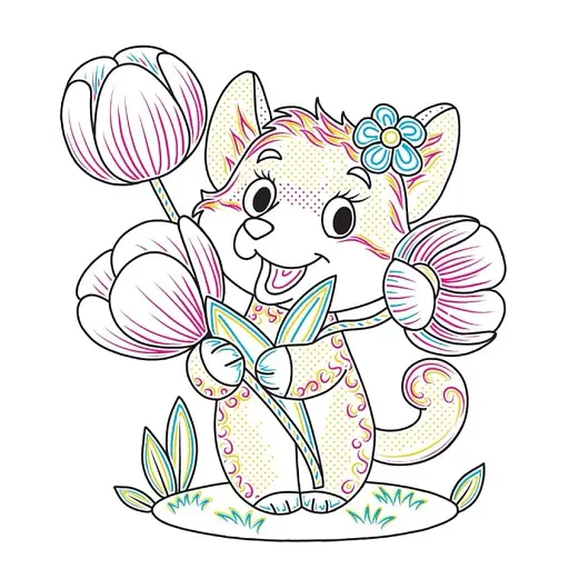 Водяні забарвлянки. У квітнику - фото 3