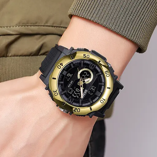 Наручные часы мужские 2098GDBK Gold-Black Skmei acs0030293 - фото 3