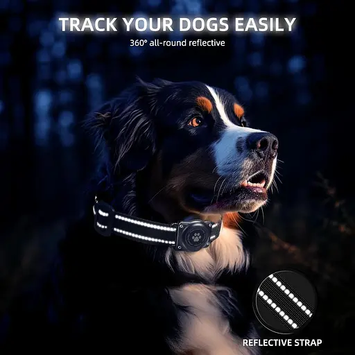 JIARUI GPS-трекер для собак, мини-трекер для собак с GPS-ошейником, без ежемесячной платы, водонепроницаемые ошейники для отслеживания. - фото 5