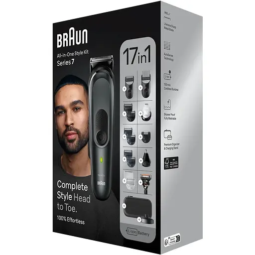 Набор триммеров и бритв Braun Series 7 MGK 7491 - фото 2