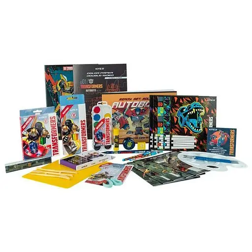 Набор  канцтоваров первоклассника  KiteTransformers TF-S01, 29 предметов - фото 1