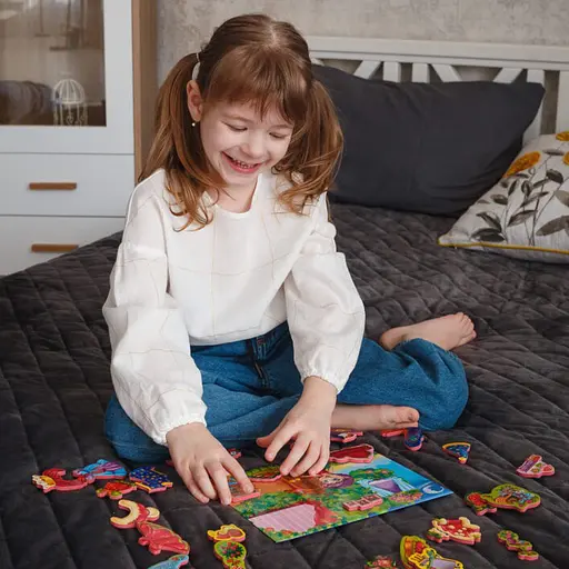 Магнитная игра для детей "Клубничная принцесса" Vladi Toys RK2060-03 - фото 4