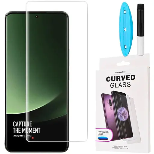 Захисне скло DK для Xiaomi 13 Ultra UV Curved 014478 clear