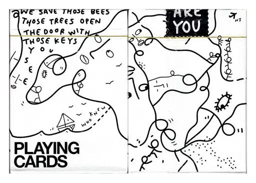 Карты игральные United States Playing Card Company Theory11 Shantell Martin (white) (PC_T11SMW) - фото 3