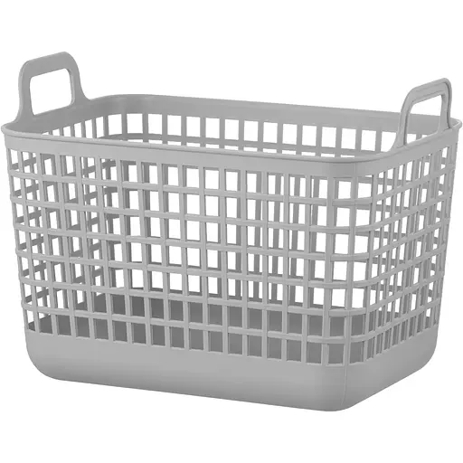 Кошик для зберігання Ardesto пластик PP 33x22.5x25.2 см 12.5 л cірий (ARHC2512GG)