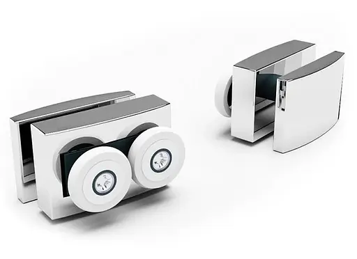 Душевая кабина Dusel DSL194 Chrome 1000x1000x1900, Универсальная, прозрачная, хром, 100x100 - фото 4