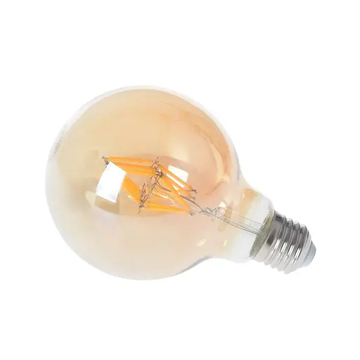Лампа Brille світлодіодна LED 8W E27 COG WW G95 Amber 220 В - фото 2