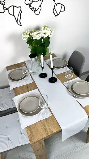 Комплект Дорожка водоотталкивающая Светлосерый однотон 380х40 см 4 шт. - фото 6