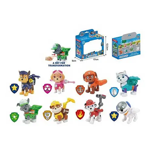 Герой Щенячий Патруль, рухомі деталі, тематичний значок, 6058 (В асортименті) - фото 2