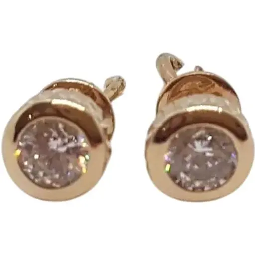 Золотые серьги Favoritum с фианитами. 211893