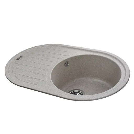 Кухонная мойка гранитная Globus Lux Ohara миндаль 770х500мм-А0008, Терра - фото 2