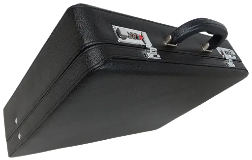 Элегантный дипломат Portfolio из эко кожи черный sum0028876 - фото 6