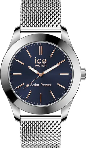 Часы Ice-Watch Ice steel solar Silver Dark Blue 023794