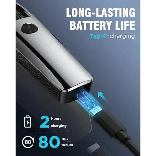 Триммер для бороды для мужчинс колесом для зума (1-10 мм) - фото 5