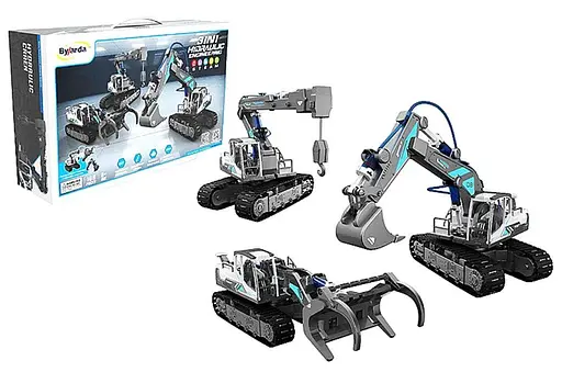 Набор транспортных средств для сборки 3в1 168 шт