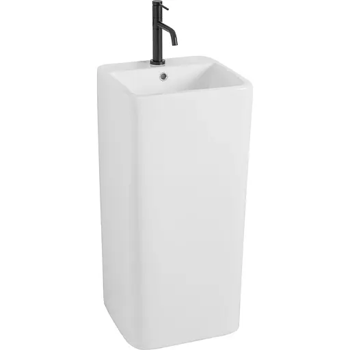 Умивальник Rea Mia напольний білий REA-U5634, Білий - фото 1