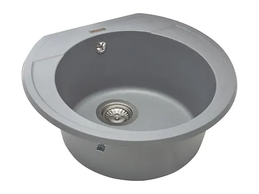 Кухонная мойка гранитная Miraggio Tuluza gray 520x483x204 00210206, Серый - фото 2