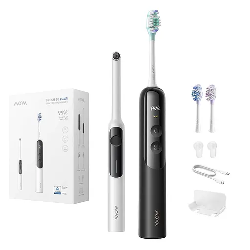 Електрична зубна щітка Mova Fresh 20 Sensus-Black - фото 1