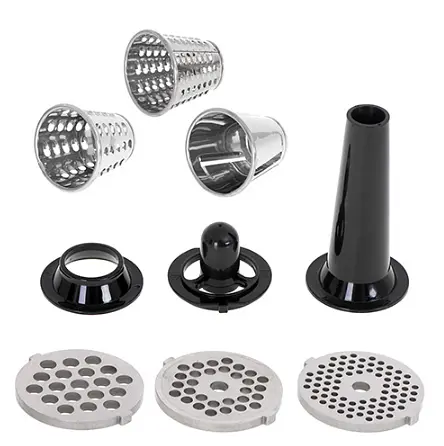 Мясорубка №5 с слайсером + насадка на колбасу и кеббе Adler AD 4813 - фото 8