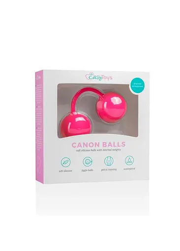 Вагінальні кульки Easy Toys Pleasure Balls, 16 см, рожевий - фото 6