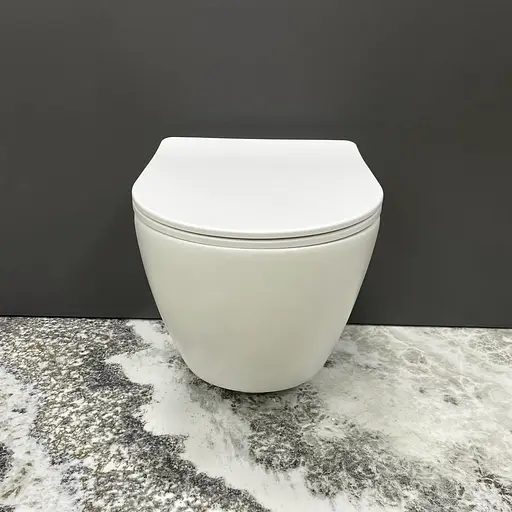 Підвісний унітаз VBI Vulcano white matt VBI-020415, Білий матовий - фото 1