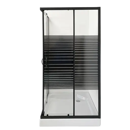 Душевая кабина Bravo Ner 90B. Line 000020452, черный матовый, интимато - фото 4