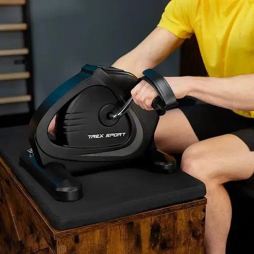 Міні велотренажер 2в1 Trex Sport TX-120BB BOIL реабілітаційний чорний - фото 3