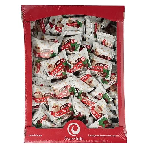 Уценка. Конфеты глазированные SweeTale Птичье молоко какао со сбивным корпусом 3 кг