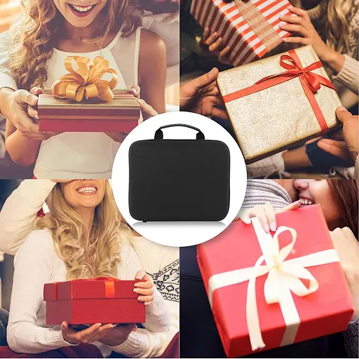 Електричний масажний пістолет 20 швидкостей, світлодіодний дисплей, чорний - фото 4