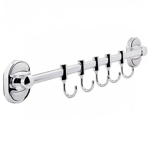 Вішалка для рушників 5 гачків Frap F1915-5 - фото 1