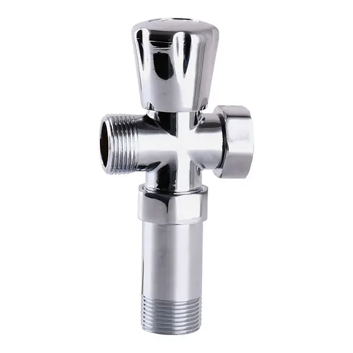 Кран вентильний для пральної машини Selba 3/4″x3/4″x3/4″ з подовжувачем A7250 000000709 - фото 1