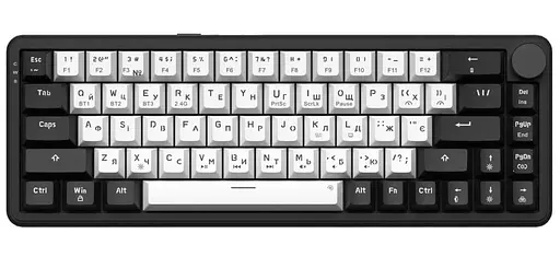 Клавіатура GamePro Asgard Valhalla 65% Compact QLAB Orange Switches (MK210B Pro) - фото 1