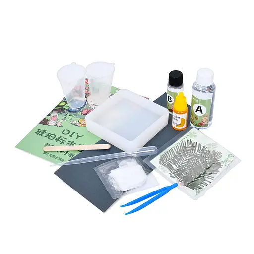 Детский набор для творчества "Cухоцвет" Bambi FG231102004M, пинцет, краска, застывающая жидкость - фото 2