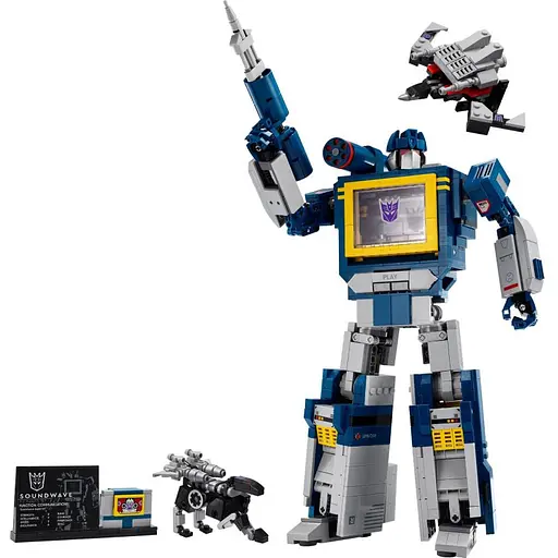 Конструктор LEGO Icons Transformers Саундвейв 1505 деталей (10358) - фото 7